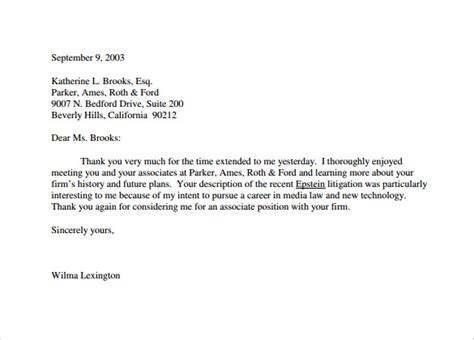 Image result for Interview Follow-Up Letter Sample