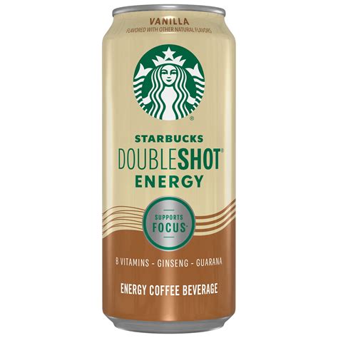 Starbucks Doubleshot Energy, Vanilla Coffee, 15 fl oz, Canned Coffee ...