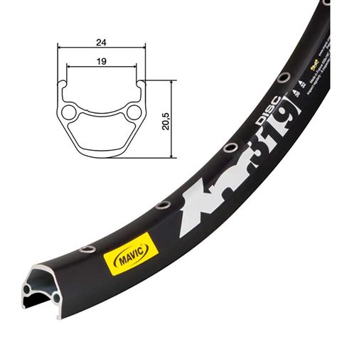 Mavic bike rim XM 319 Disc 27.5 black | Mognetti Bike