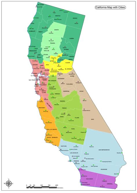California Map With Cities - California Places, Travel, and News.