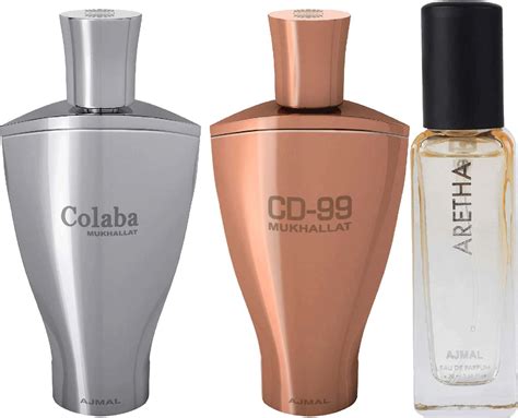 Buy AJMAL WILD WATERS & PRIMITIVE FOREST EDT EACH 250ML & ARETHA EDP ...