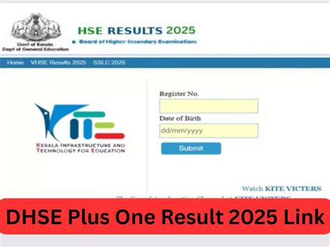Kerala DHSE plus one result 2025 date announced: Check when and where ...