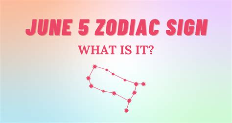 June 5 Zodiac Sign Explained | So Syncd