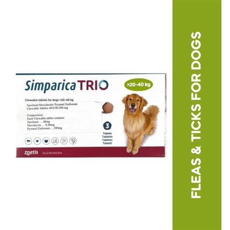 AnimealSIMPARICA TRIO (20KG TO 40KG) TABLET - Upto 15% Of...