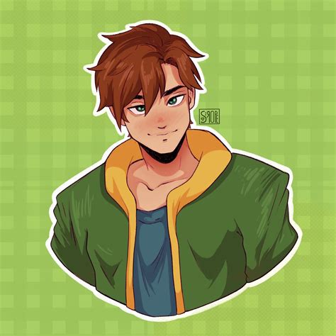 alex (stardew valley) drawn by siropeart | Danbooru