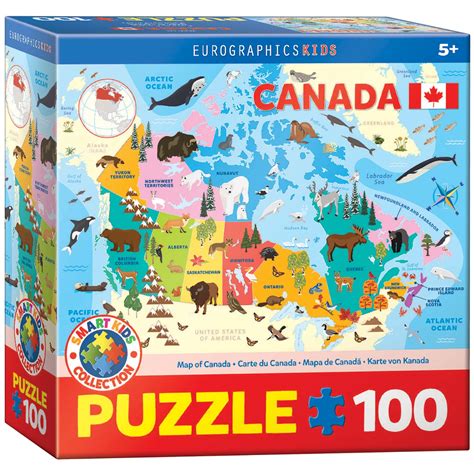 Map Of Canada Jigsaw Puzzle