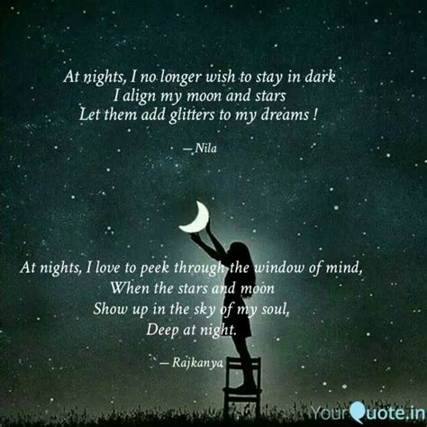 At nights, I love to peek... | Quotes & Writings by 💙🦚💞Mohar Nag💞 🦚💙 ...