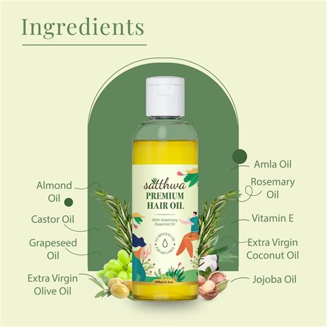 Satthwa Premium Hair Oil – With Rosemary Oil - Top Rated Hair Fall ...