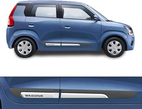 Plastic CARSHADE Car Side Cladding Beading for Wagon R 2019 with 3M ...