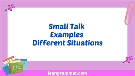 Small Talk Examples 的图像结果
