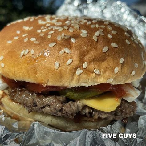 Five Guys Cheeseburger