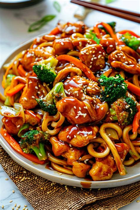 Chicken Teriyaki Noodles - Insanely Good