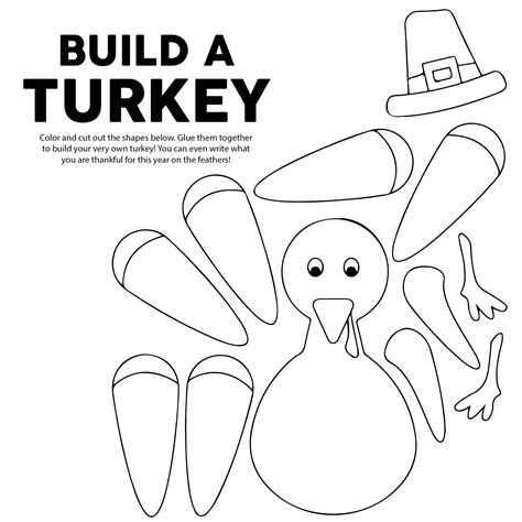 10 best printable thanksgiving crafts for kindergarten pdf for free at ...