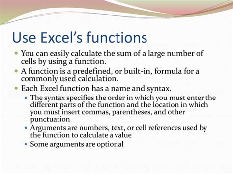 Image result for Basic Function of Excel