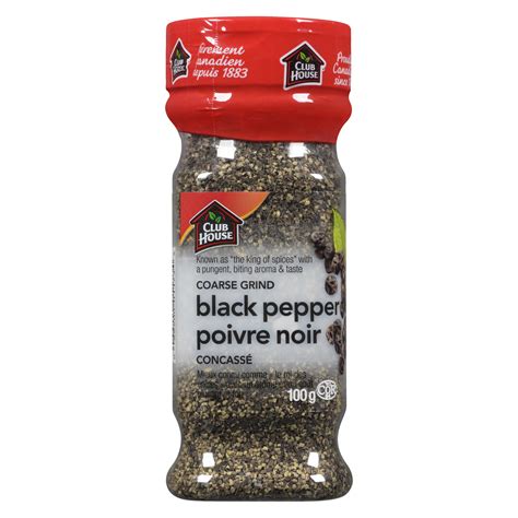 Buy Club House Pepper Black Coarse 100 g | FreshCo
