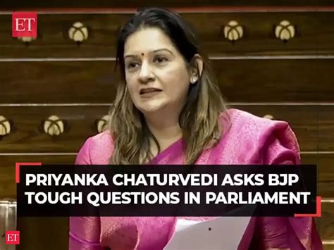 Priyanka Chaturvedi asks BJP tough questions in RS: 'Intruders entered ...