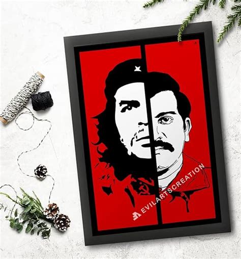 Generic - Che Guevara & Captain Prabhakaran Wall Art (8 x 6 Inch ...