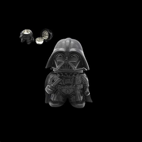 Darth Vader Mini Herb Grinder (3-Part) | Gorilla Bongs