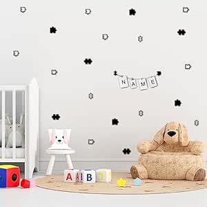 VAH- Kya Bat Hai !! Black Puzzle Game MDF Sticker with Colour Full ...