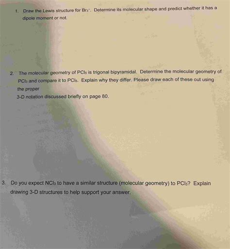 Solved Draw the Lewis structure for Br3-. ﻿Determine its | Chegg.com