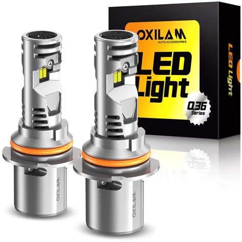 Buy OXILAM 2023 Newest 9007 HB5 LED Headlight Bulb, 20000LM 600% ...