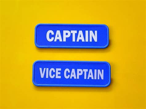Order Online Captain Vice Captain Student Badges Delhi NCR