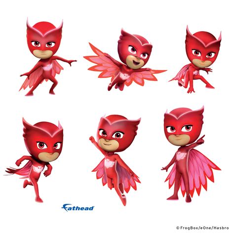 PJ Masks: Owlette Collection - Officially Licensed Hasbro Removable Ad ...