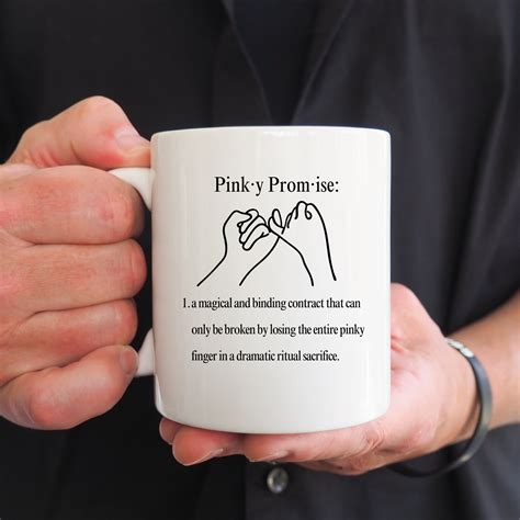 BFF Mug Pinky Promise Definition Mug Pinky Swear Mug I Promise - Etsy