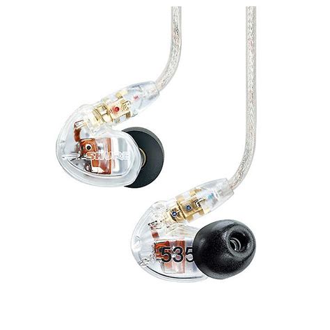 Shure SE535 Sound Isolating Earphones, Clear at Gear4music