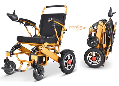 Fold and Travel Lightweight Portable Electric Wheelchair Mobility ...