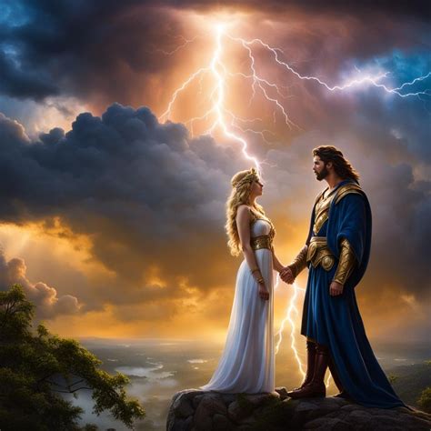 Zeus and Aphrodite - AI Generated Artwork - NightCafe Creator