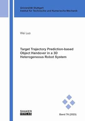 Buy Target Trajectory Prediction-based Object Handover in a 3D ...