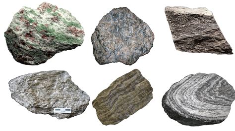 Metamorphic rocks: formation, types, examples