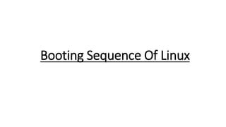 Image result for Linux Boot Sequence Diagram