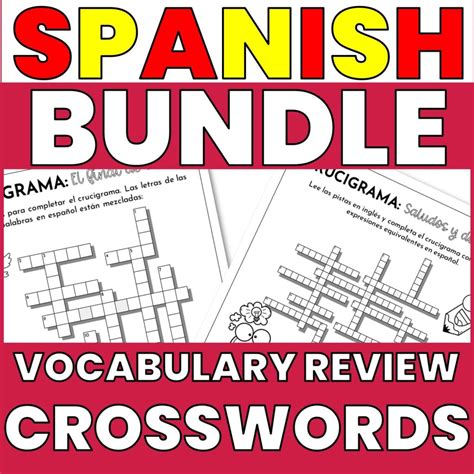 10+ compelling reasons why you need to use Spanish Crosswords in your class