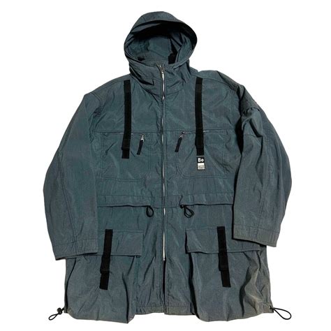 90s MARITHE FRANCOIS GIRBAUD マリテ フランソワ ジルボー ギミック ナイロン モッズパーカー【XL ...