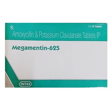 Megamentin 625 mg - Strip of 10 Tablets : Amazon.in: Health & Personal Care
