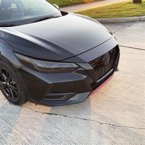 SlickMod Chrome Delete Blackout Vinyl Overlay for 2020-2022 Nissan Sentra Front Grill Trim (1 ...