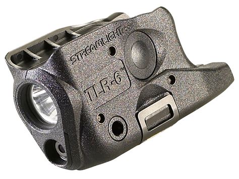 Streamlight TLR-6 Weapon Light Red Laser Glock 26, 27, 33 Black