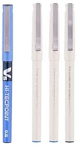 Pilot V5 Liquid Ink Roller Ball Pen - Blue (Pack of 2),9000014714 Hi ...