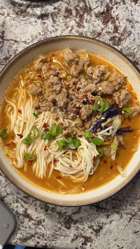 Spicy Pork Dan Dan Noodle Soup : r/hellofresh