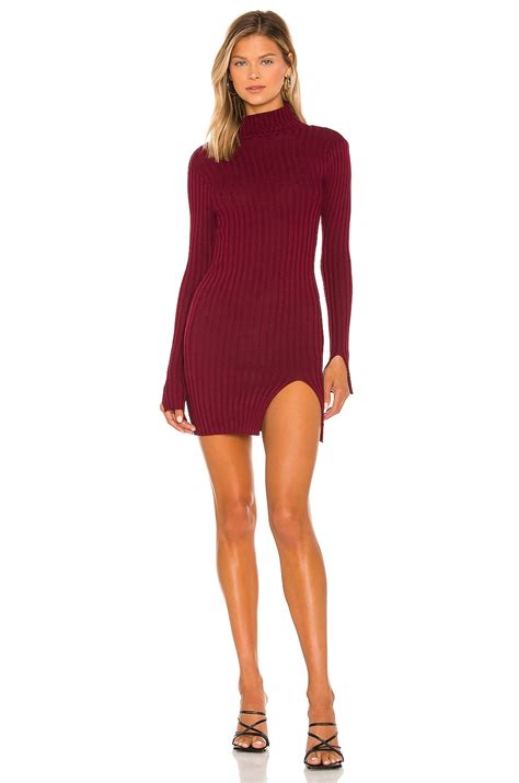 superdown Maya Backless Mini Dress in Wine | REVOLVE