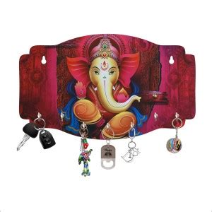 Twin Brothers NS GANESHA RED Wood Key Holder Price in India - Buy Twin ...