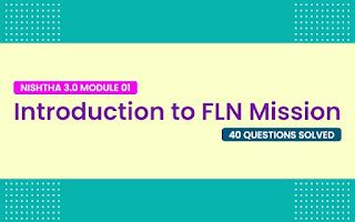 Image result for Key for Nishtha Course Fln 3.0 Course 12