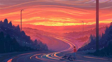 1920x1080 1980s Sunset Outrun 4k Laptop Full HD 1080P ,HD 4k Wallpapers ...
