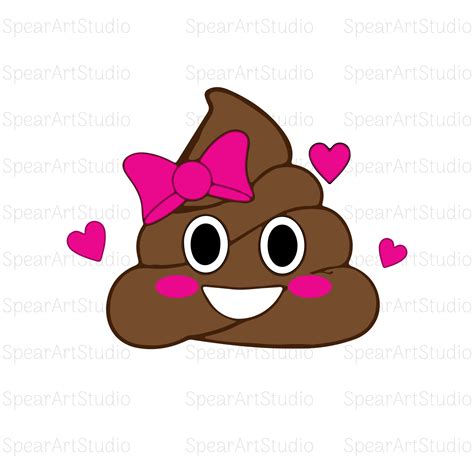 Poop Emoji Svg, Png, Pdf, Poop Face Emoji Svg, Poop Clipart, Funny Svg ...