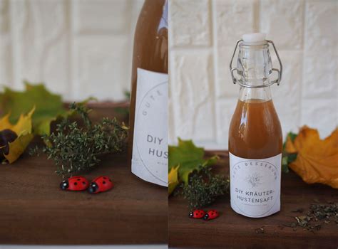 DIY Kräuter-Hustensaft selbstgemacht - Wiewowasistgut