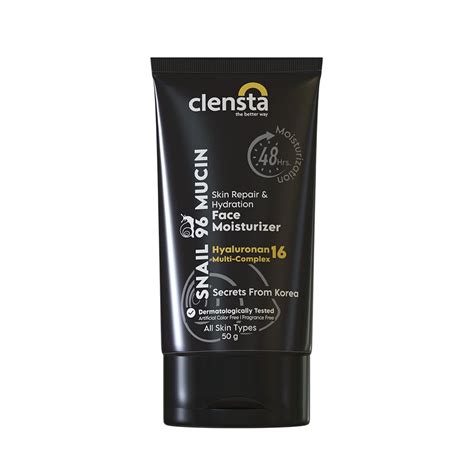 Clensta Snail 96 Mucin Skin Repair Face Moisturizer | 48 Hours ...