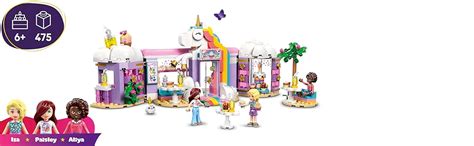 LEGO Friends Unicorn Dream Café Building Set - Pretend Play Unicorn Toy ...
