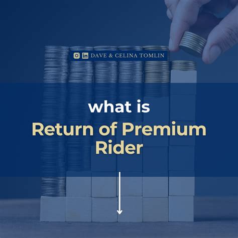Premium rider: a tool for life insurance policy holders | David Tomlin ...